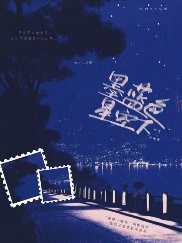 墨蓝色星空下